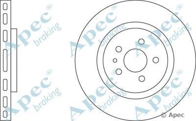 APEC BRAKING dsk2028 -  Тормозной диск